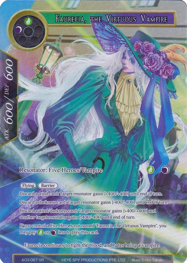 Faurecia, the Virtuous Vampire - Super Rare (AO3-067)