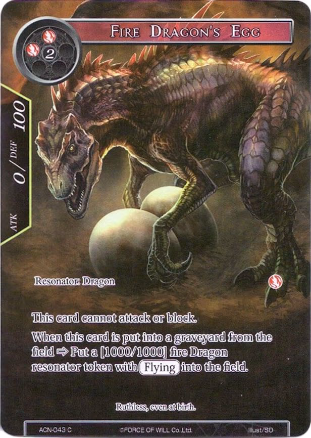 Fire Dragon's Egg - Common (ACN-043)