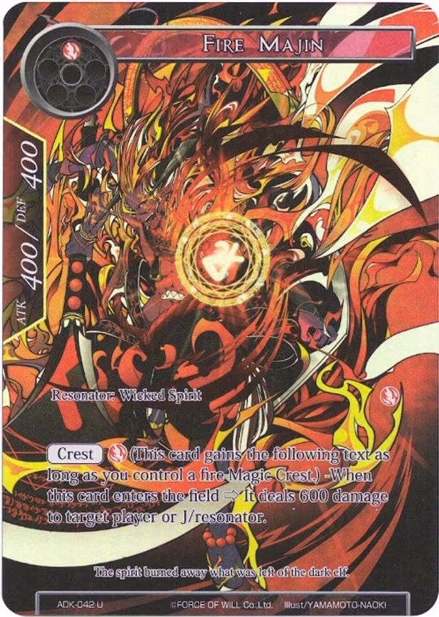 Fire Majin - Uncommon (ADK-042)