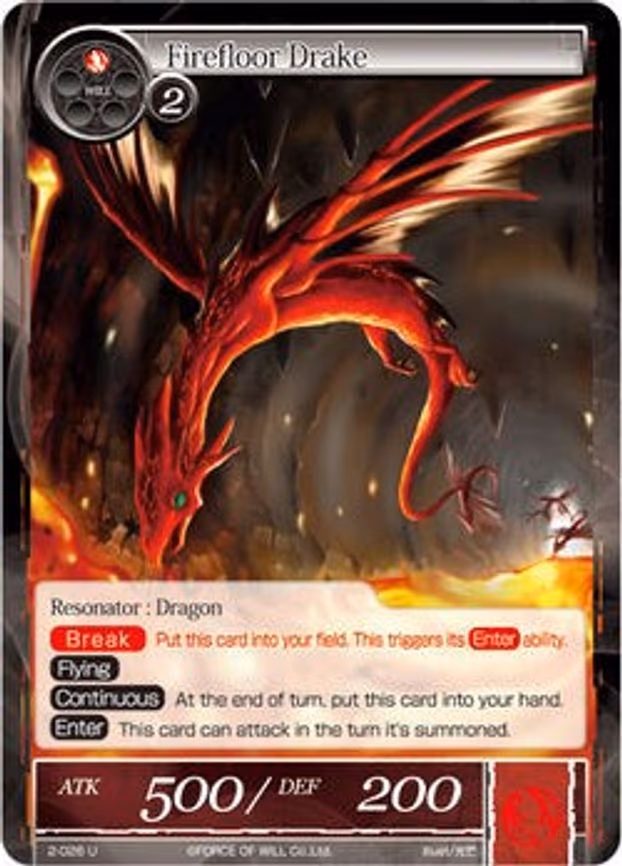 Firefloor Drake - Uncommon (2-026)