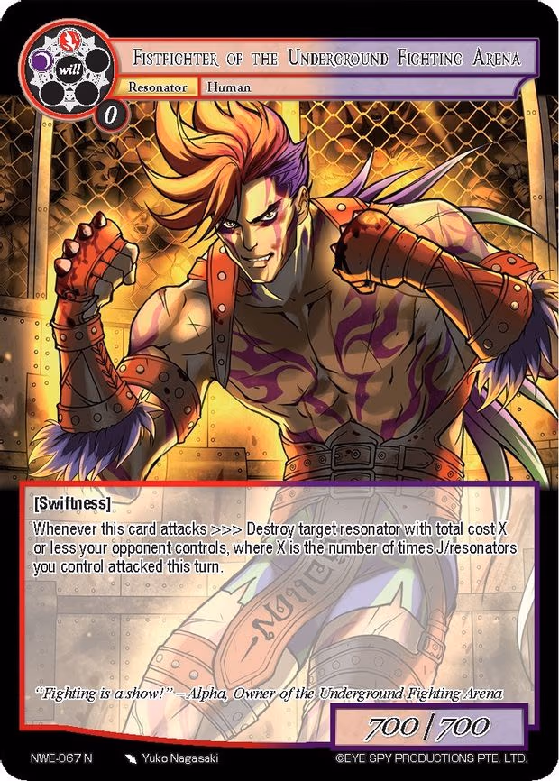 Fistfighter of the Underground Fighting Arena - Normal (NWE-067 N)