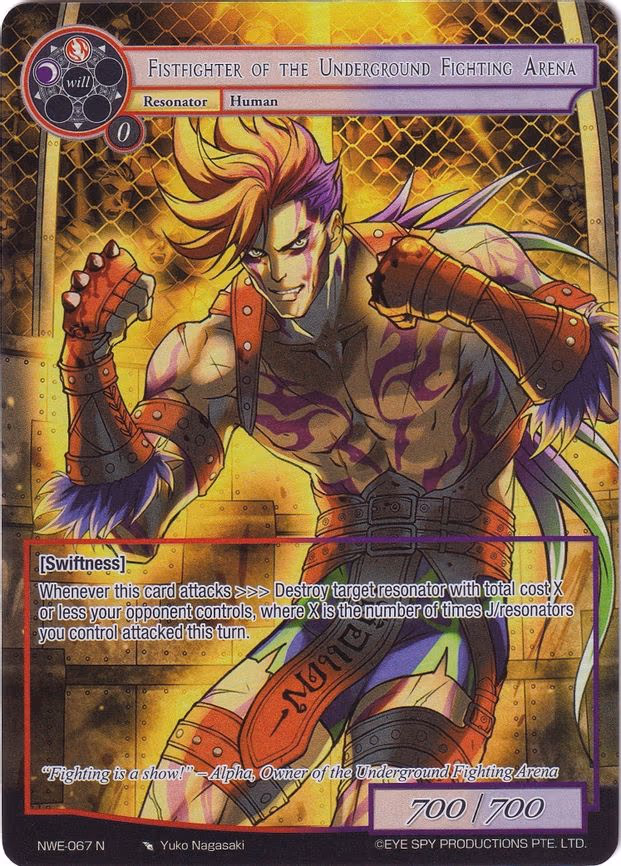Fistfighter of the Underground Fighting Arena - Normal (NWE-067 N)