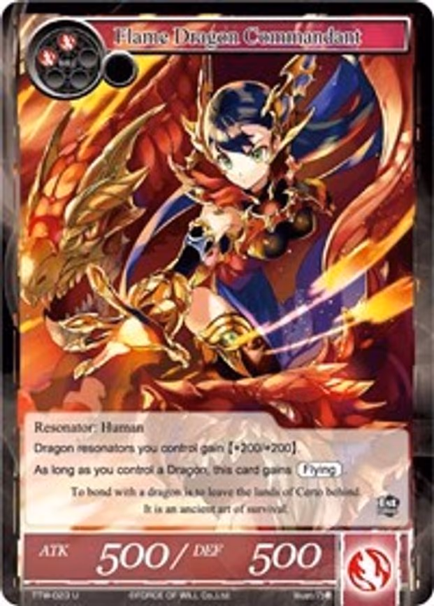 Flame Dragon Commandant - Uncommon (TTW-023)
