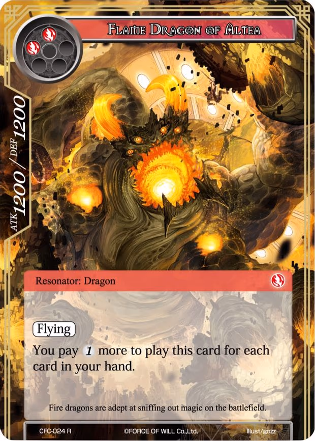 Flame Dragon of Altea - Rare (CFC-024)