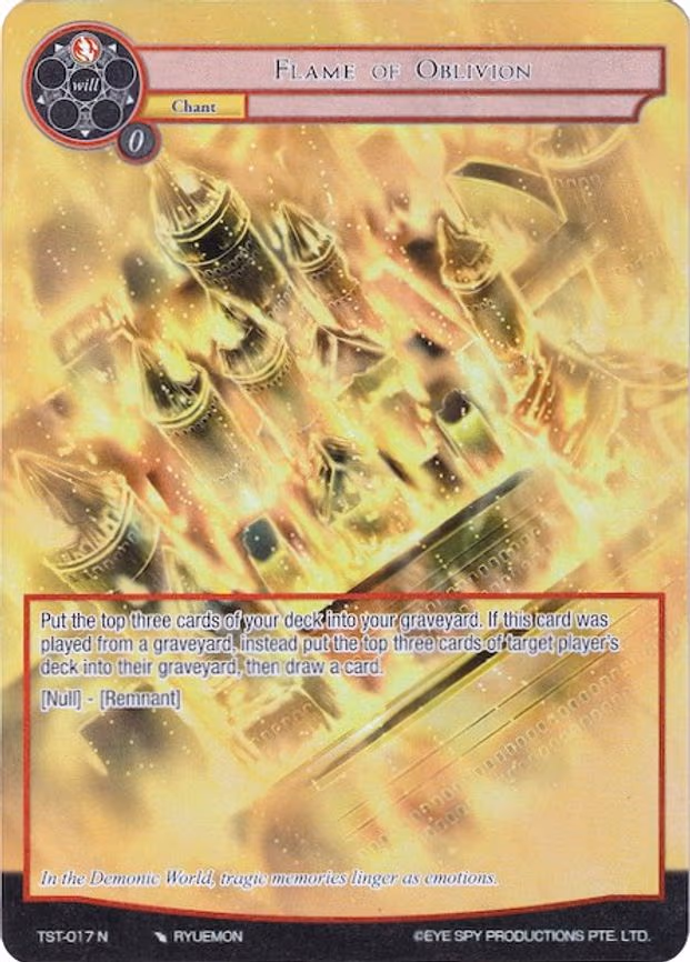 Flame of Oblivion - Normal (TST-017)