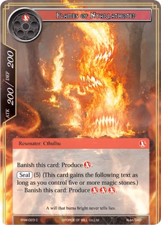 Flames of Nyarlathotep - Common (ENW-023)