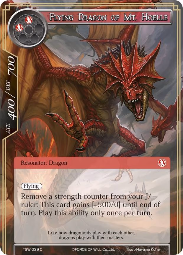 Flying Dragon of Mt. Hoelle - Common (TSW-039)