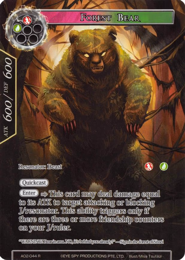 Forest Bear - Rare (AO2-044)