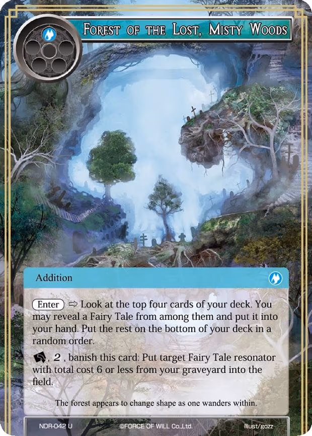 Forest of the Lost, Misty Woods - Uncommon (NDR-042)