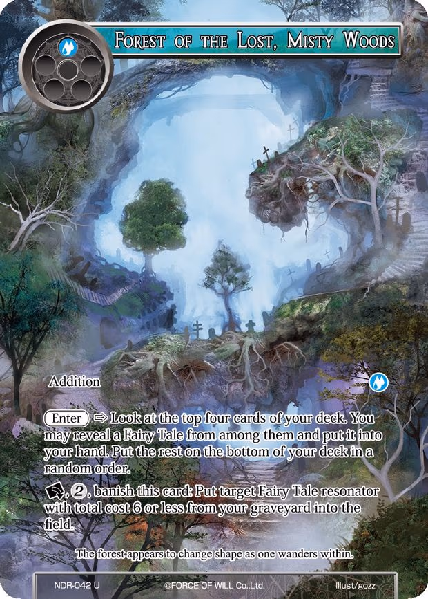 Forest of the Lost, Misty Woods - Uncommon (NDR-042)