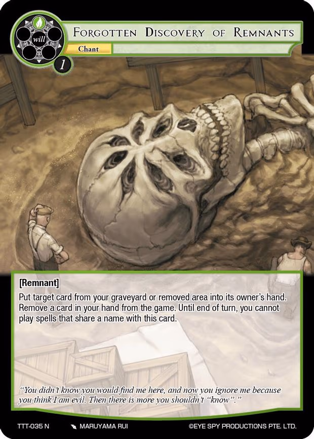Forgotten Discovery of Remnants - Normal (TTT-035 N)