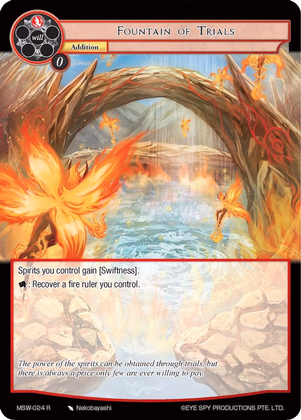 Fountain of Trials - Rare (MSW-024)