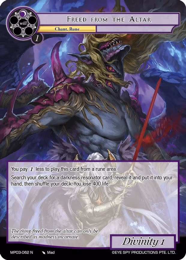Freed from the Altar - Normal (MP03-062 N)