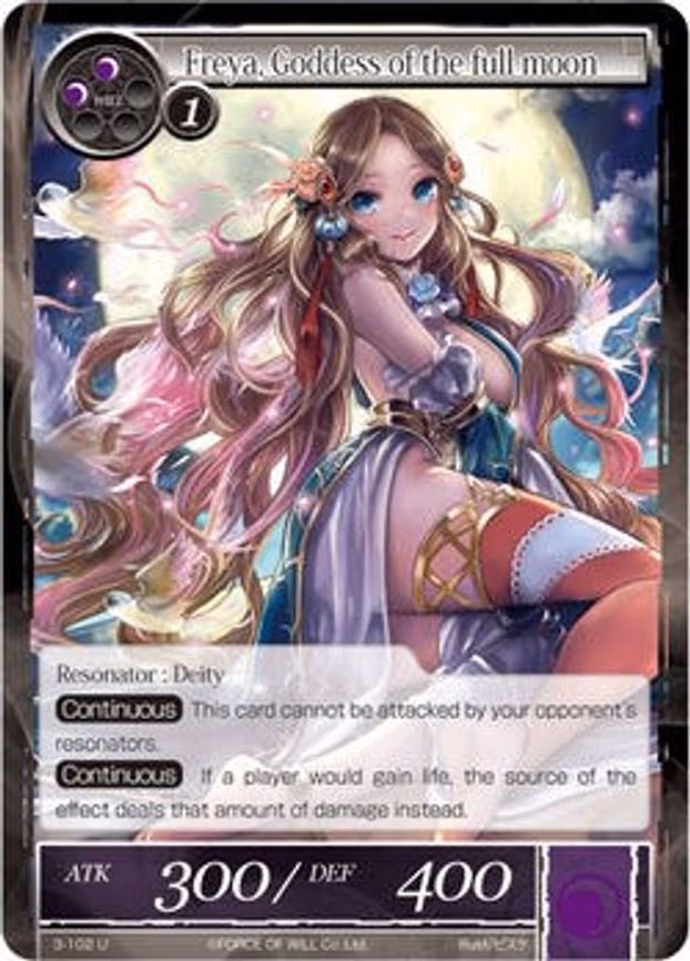 Freya, Goddess of the full moon - Uncommon (3-102)