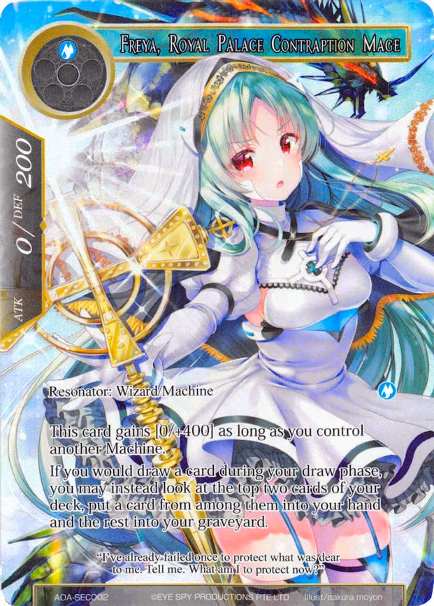 Freya, Royal Palace Contraption Mage - Secret (AOA-SEC002)