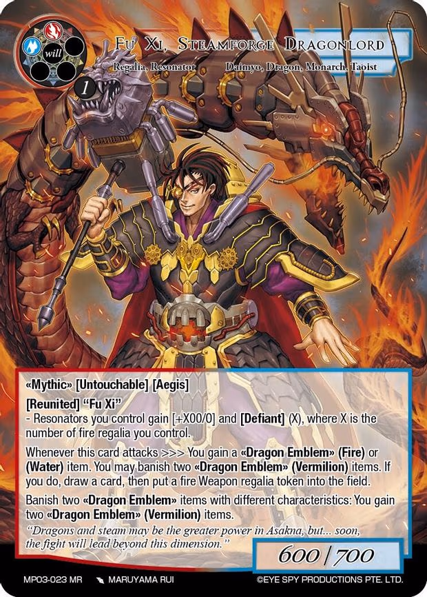 Fu Xi Steamforge Dragonlord - Marvel Rare (MP03-023 MR)