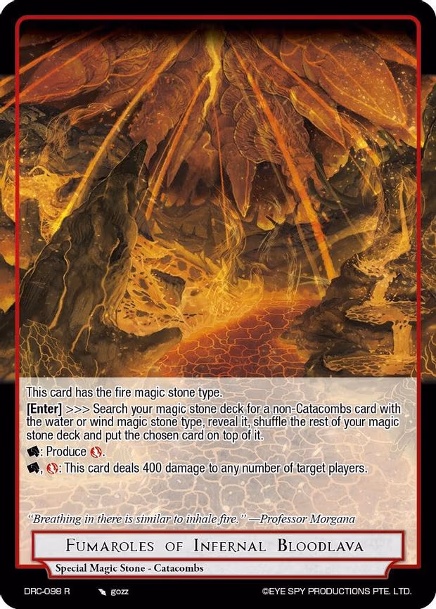 Fumaroles of Infernal Bloodlava - Rare (DRC-098 R)