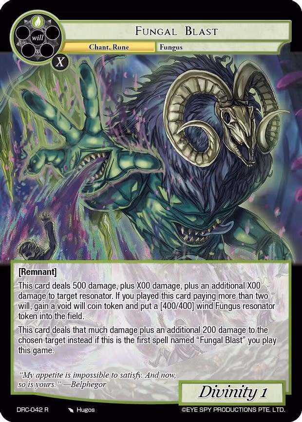 Fungal Blast - Rare (DRC-042 R)