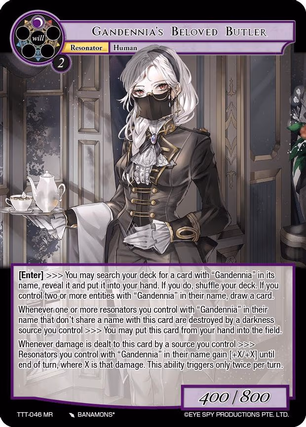 Gandennia's Beloved Butler - Marvel Rare (TTT-046 MR)