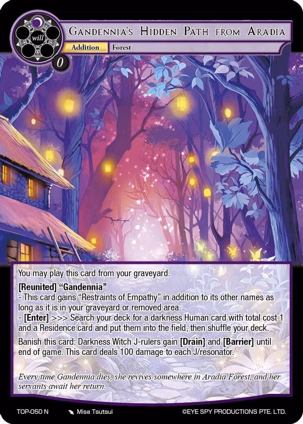 Gandennia's Hidden Path from Aradia - Normal (TOP-050 N)
