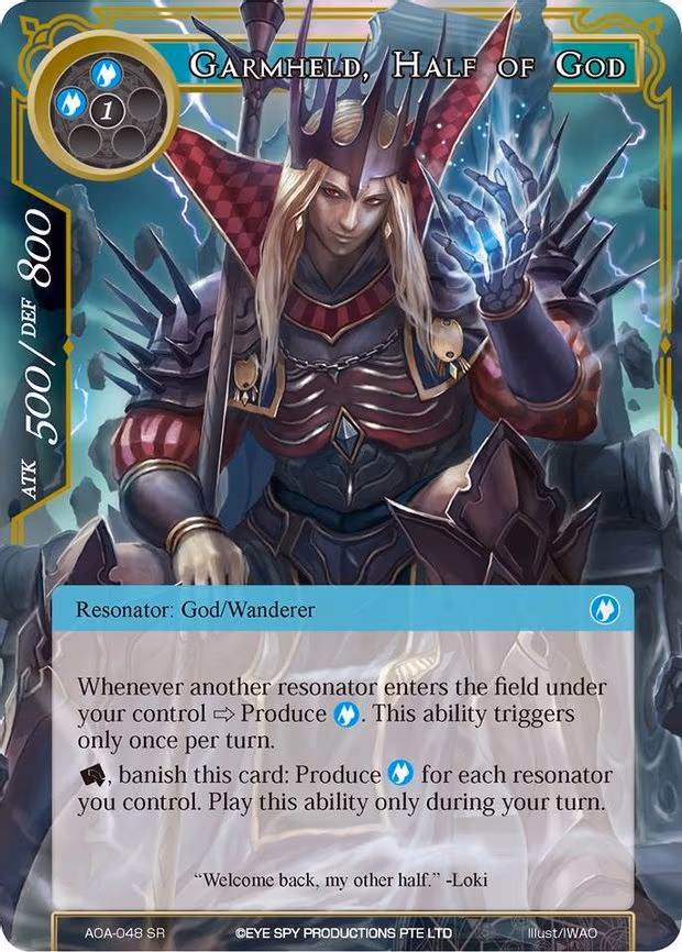 Garmheld, Half of God - Super Rare (AOA-048)
