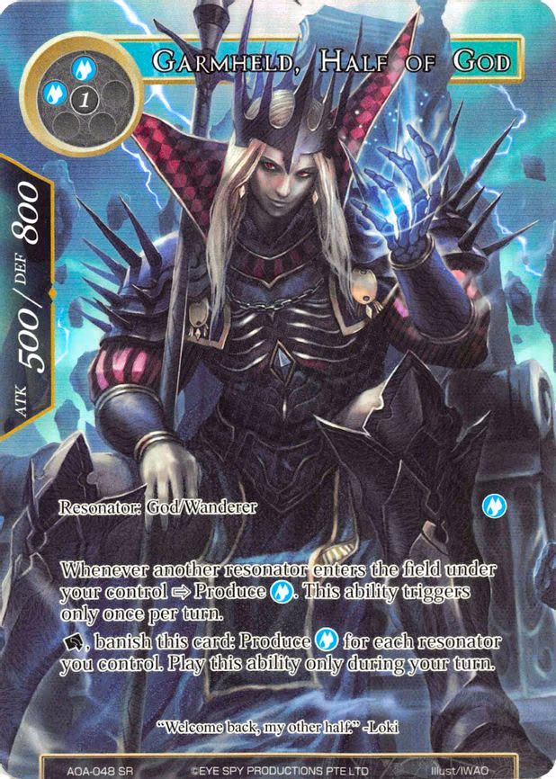 Garmheld, Half of God - Super Rare (AOA-048)