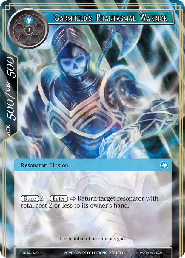 Garmheld's Phantasmal Warrior - Common (AOA-049)