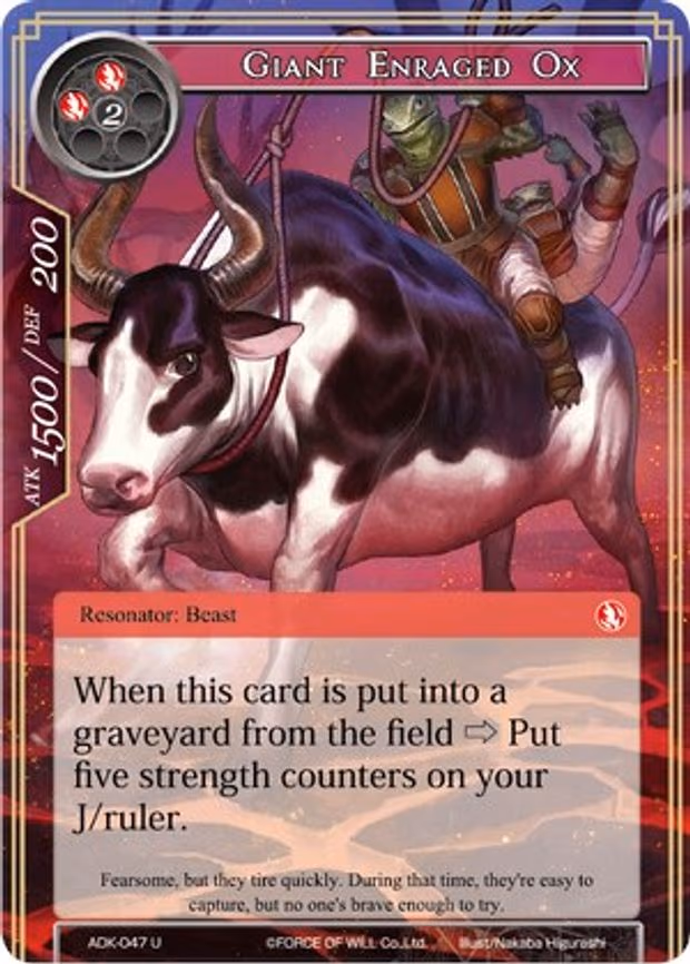 Giant Enraged Ox - Uncommon (ADK-047)