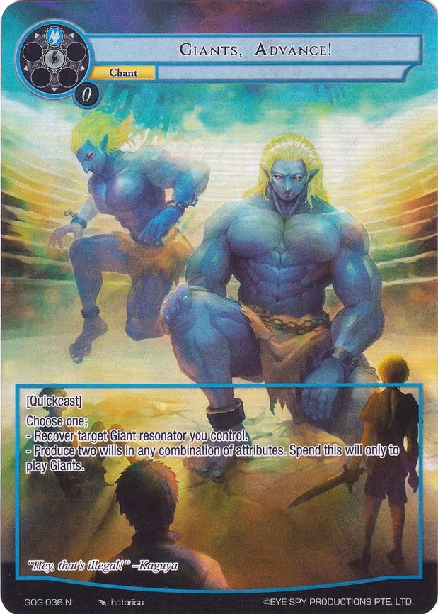 Giants, Advance! - Normal (GOG-036)