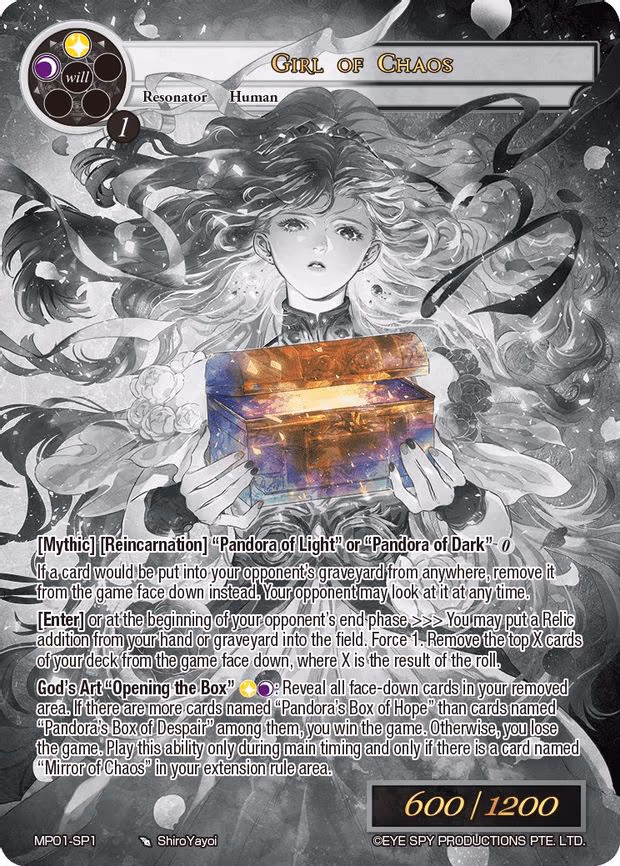 Girl of Chaos - Uber Rare (MP01-SP1)
