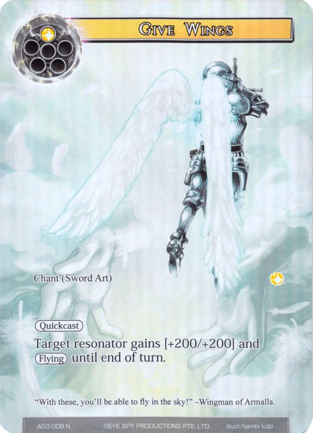 Give Wings - Normal (AO3-008)