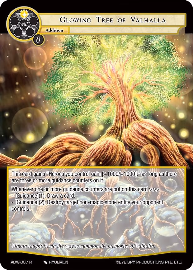 Glowing Tree of Valhalla - Rare (ADW-007)