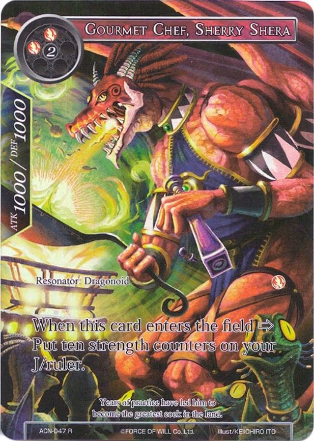 Gourmet Chef, Sherry Shera - Rare (ACN-047)