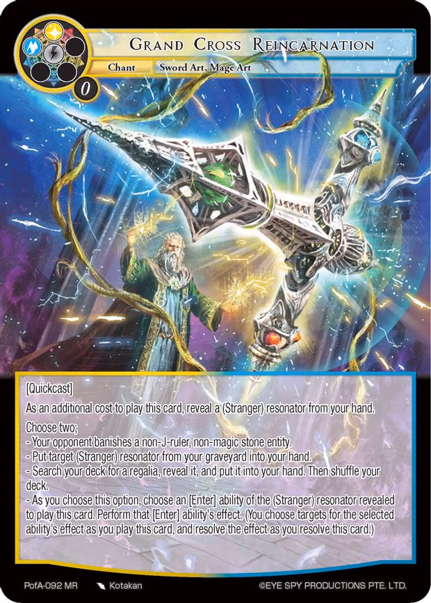 Grand Cross Reincarnation - Marvel Rare (PofA-092)