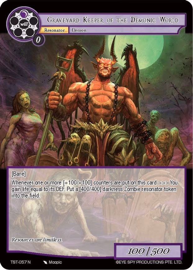 Graveyard Keeper of the Demonic World - Normal (TST-057)