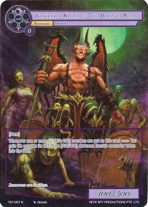Graveyard Keeper of the Demonic World - Normal (TST-057)