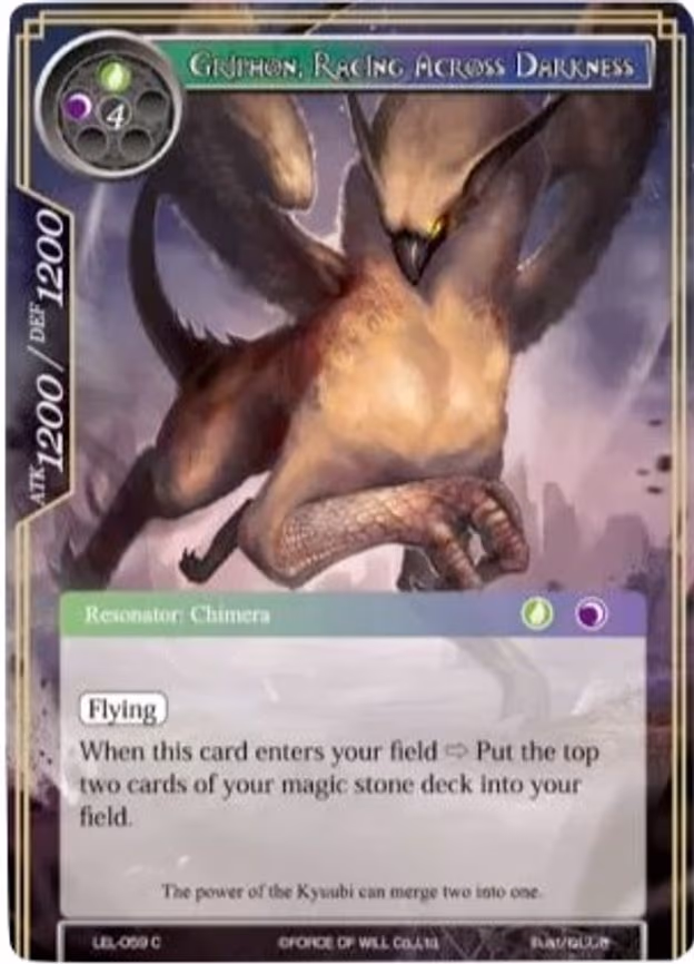 Griphon, Racing Across Darkness - Common (LEL-059)