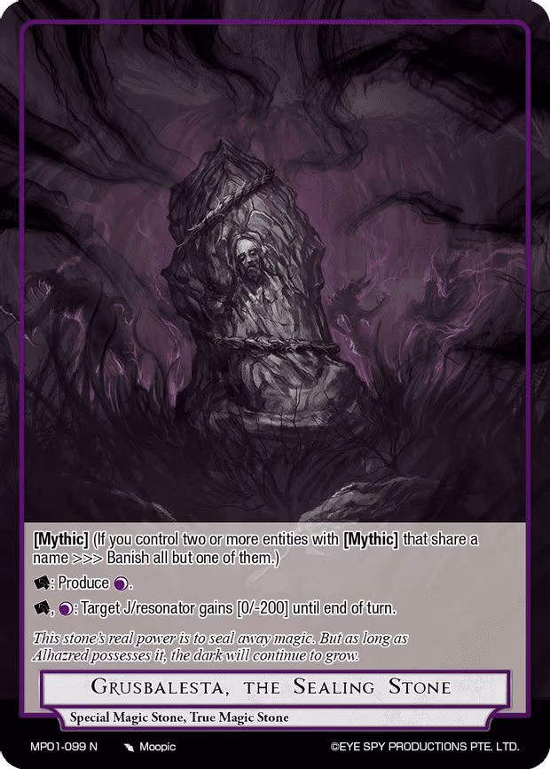 Grusbalesta, the Sealing Stone - Normal (MP01-099 N)