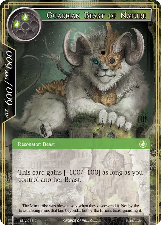 Guardian Beast of Nature - Common (SNV-068)