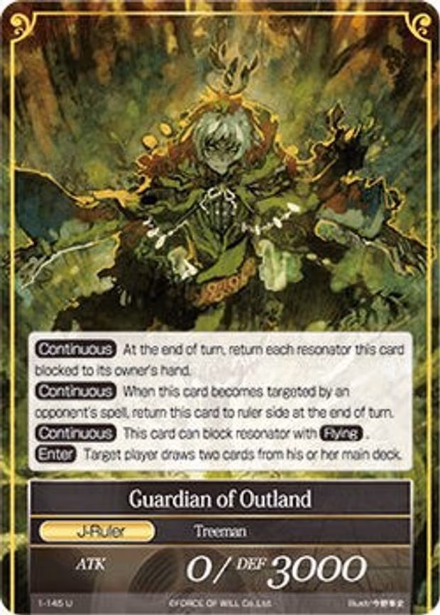 Guardian of Outland // Guardian of Outland - Uncommon (1-145/J)