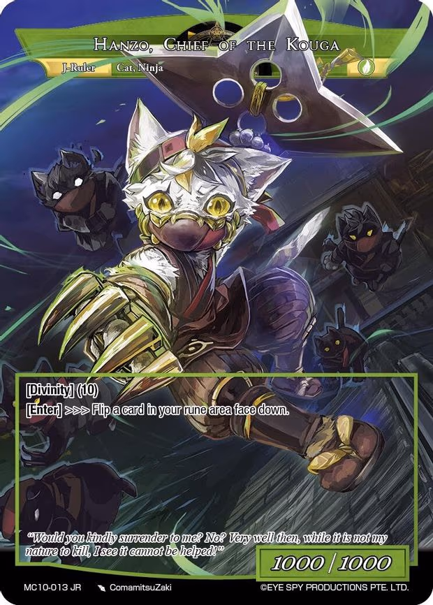 Hanzo // Hanzo, Chief of the Kouga - Ruler Rare (MC10-013 JR)