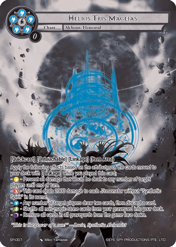 Helios-Tris-Mageias - Uber Rare (SP-007)