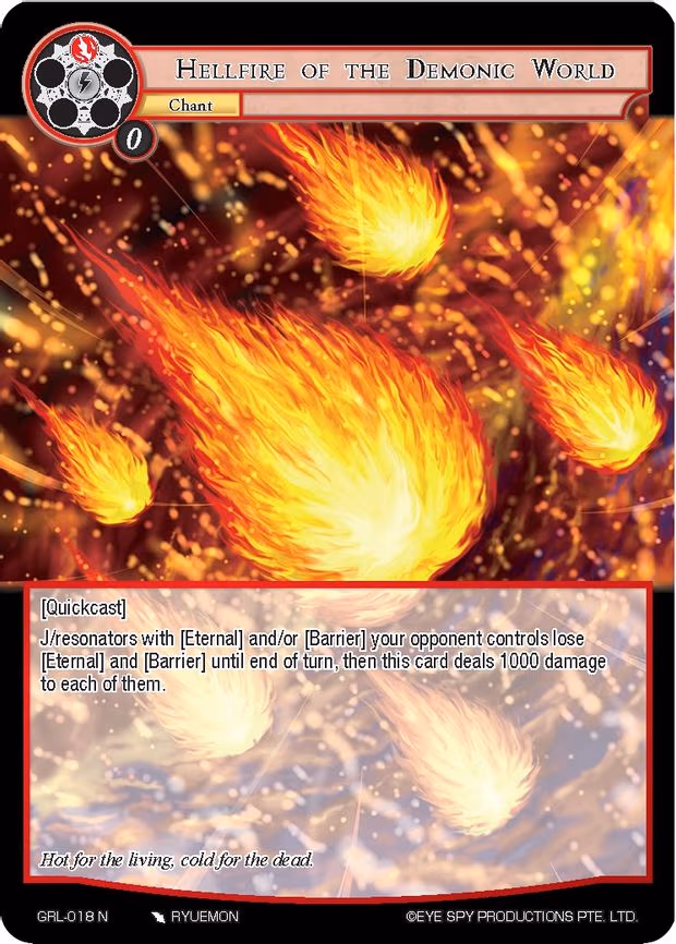 Hellfire of the Demonic World