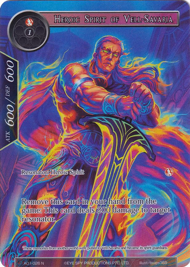 Heroic Spirit of Vell-Savaria - Normal (AO1-026)
