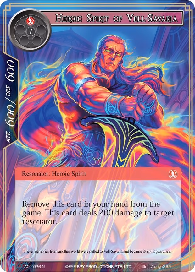 Heroic Spirit of Vell-Savaria - Normal (AO1-026)