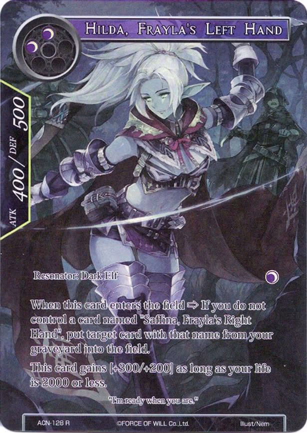 Hilda, Frayla's Left Hand - Rare (ACN-128)