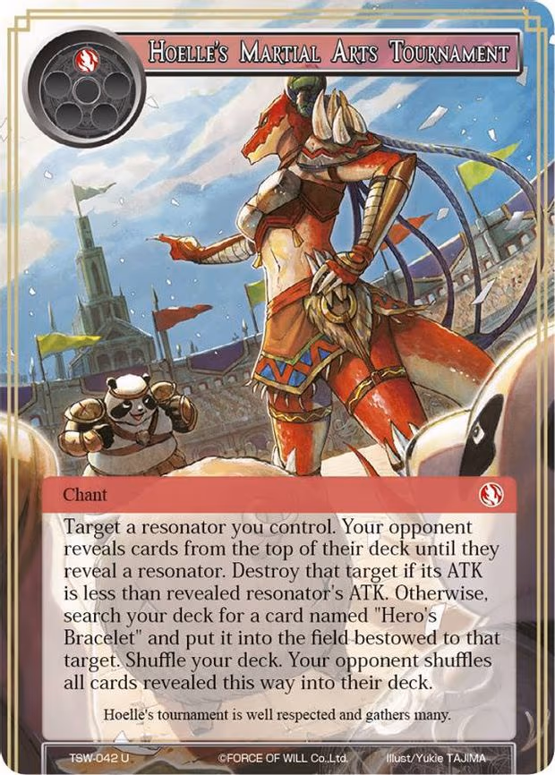 Hoelle's Martial Arts Tournament - Uncommon (TSW-042)