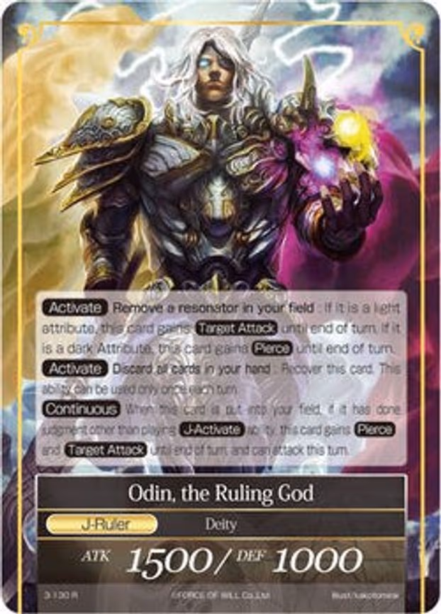 Hoenir, the Bishop God // Odin, the Ruling God - Rare (3-130/J)