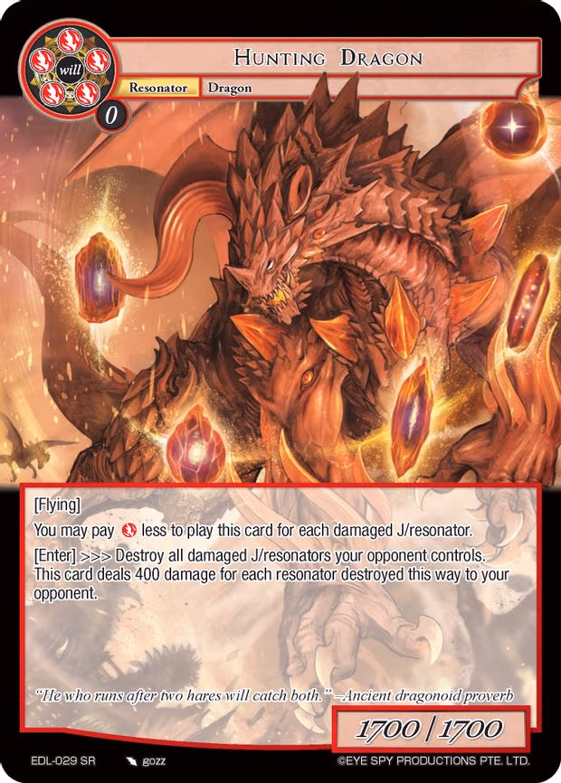 Hunting Dragon - Super Rare (EDL-029)