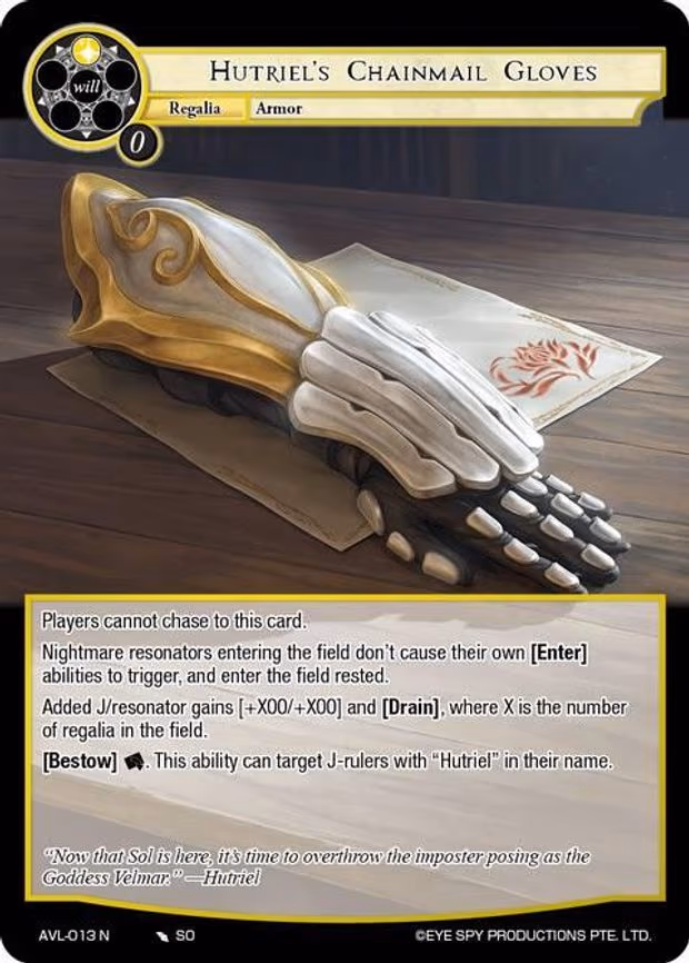 Hutriel's Chainmail Gloves - Normal (AVL-013 N)
